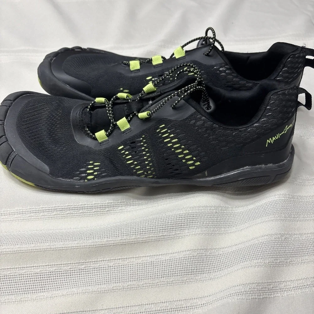 Mens‎ Maui and Sons Size 12 Shoes Black H2FL Toggle Closure Traction